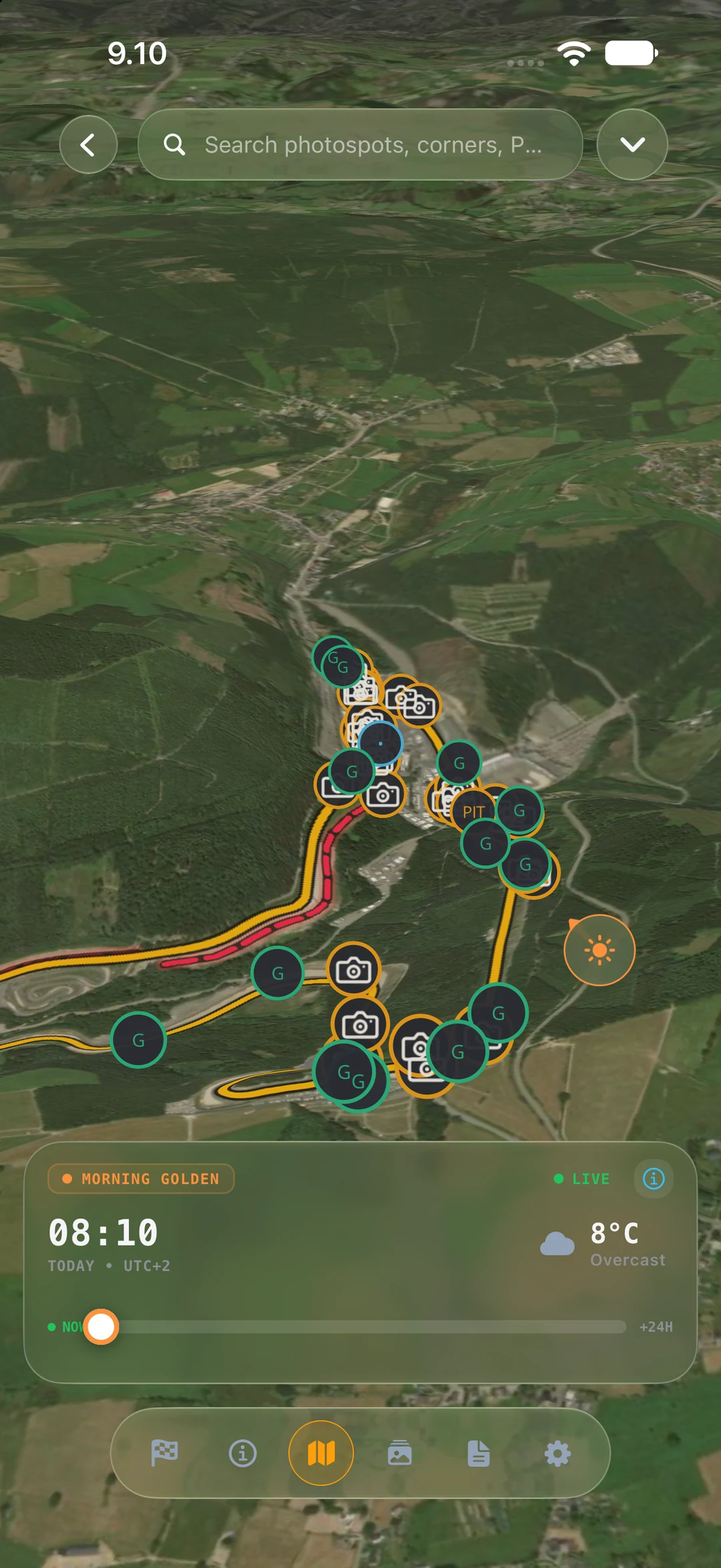 Interactive 3D Map
